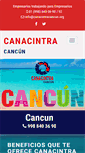 Mobile Screenshot of canacintracancun.org